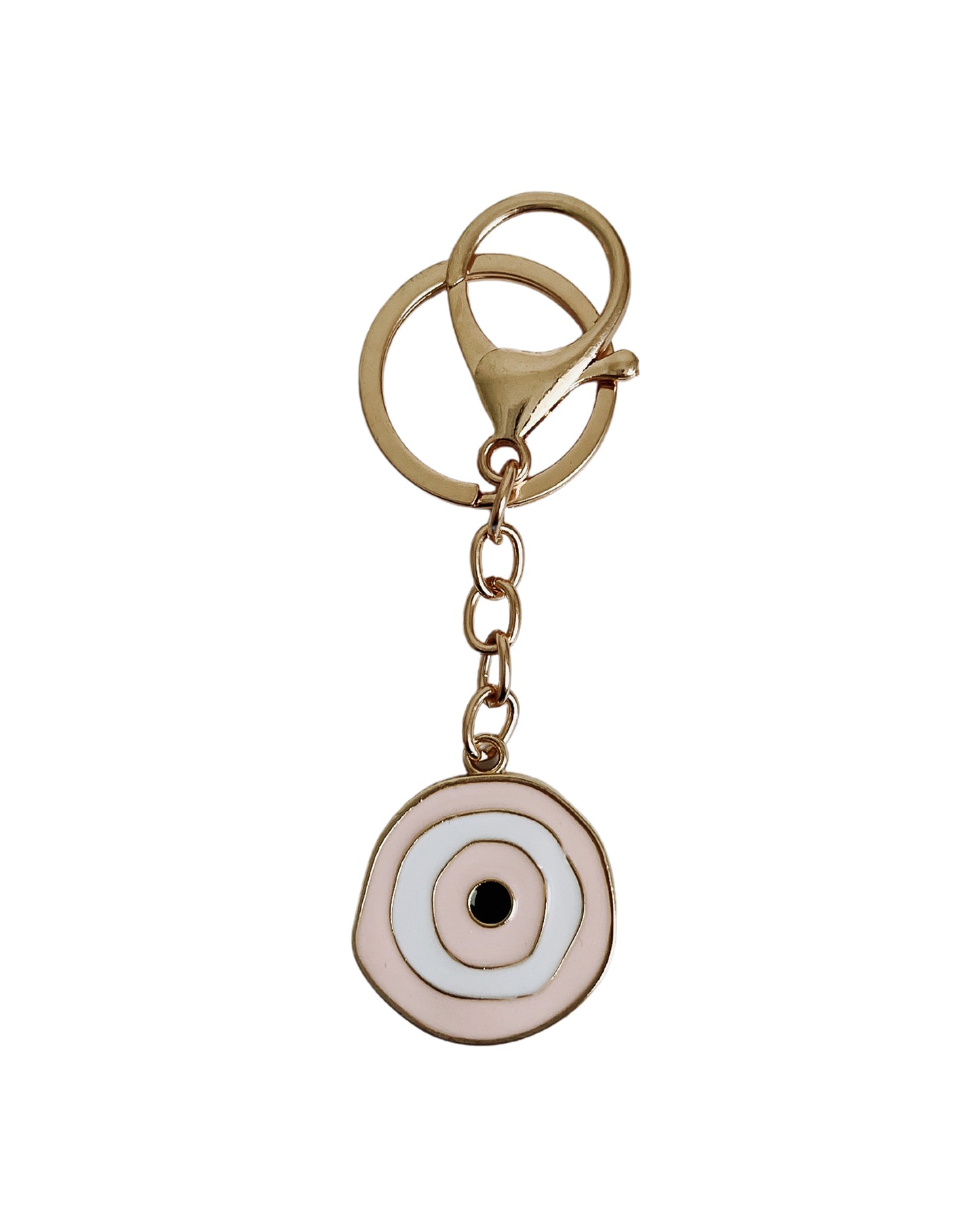 Evil Eye Keyring in Pink