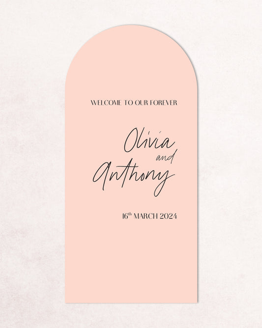 Malibu Welcome Event Sign - X Large