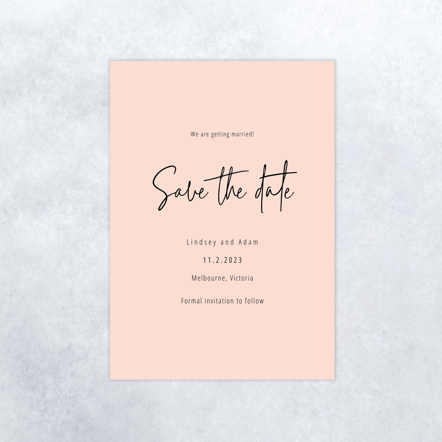 New York Save The Date Invitation Card