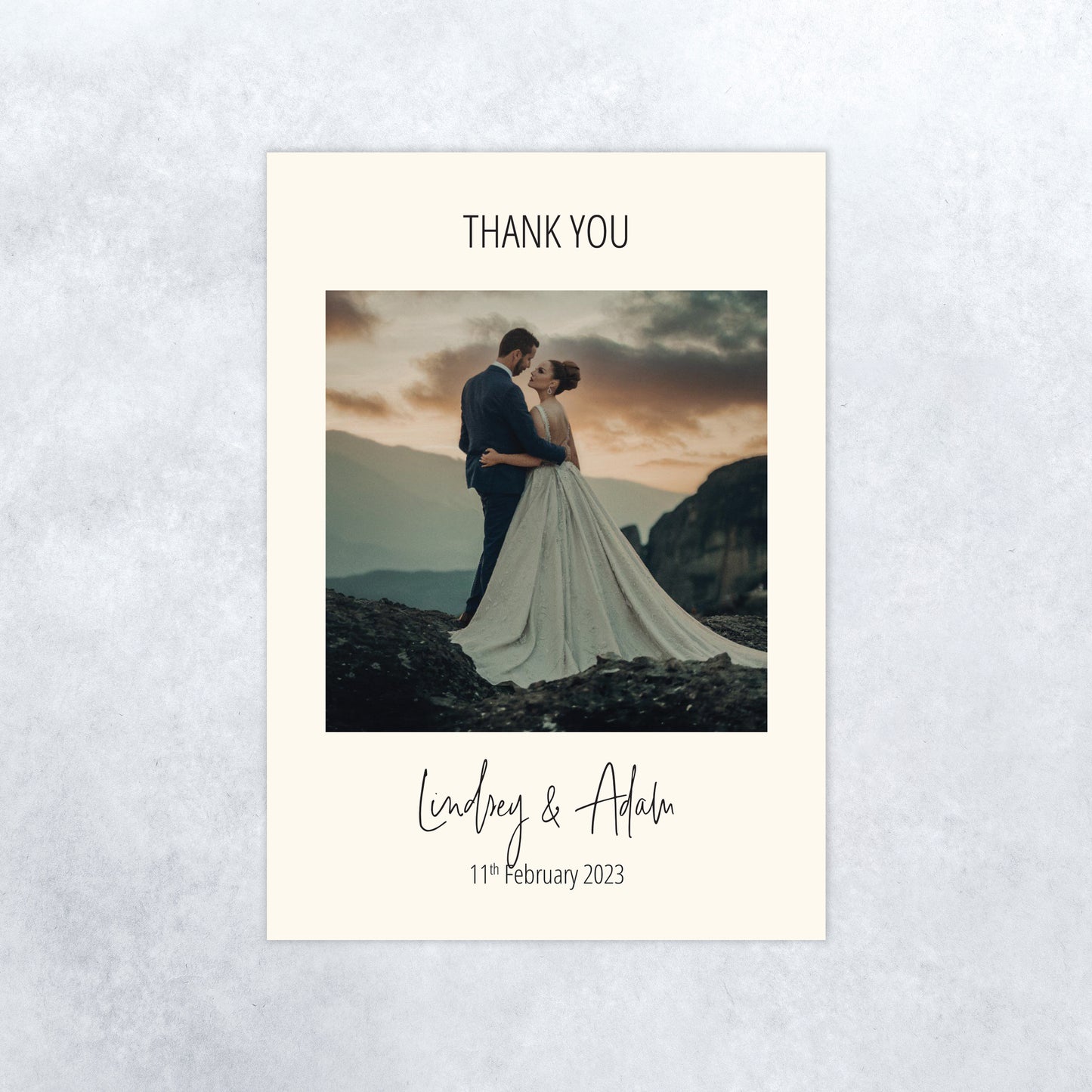 New York Thank You Card