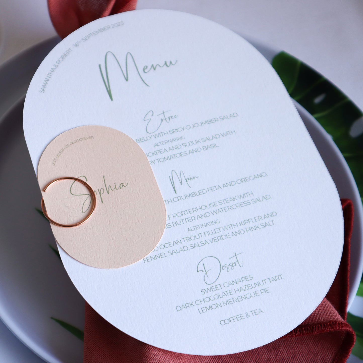 Palm Springs Food Menu