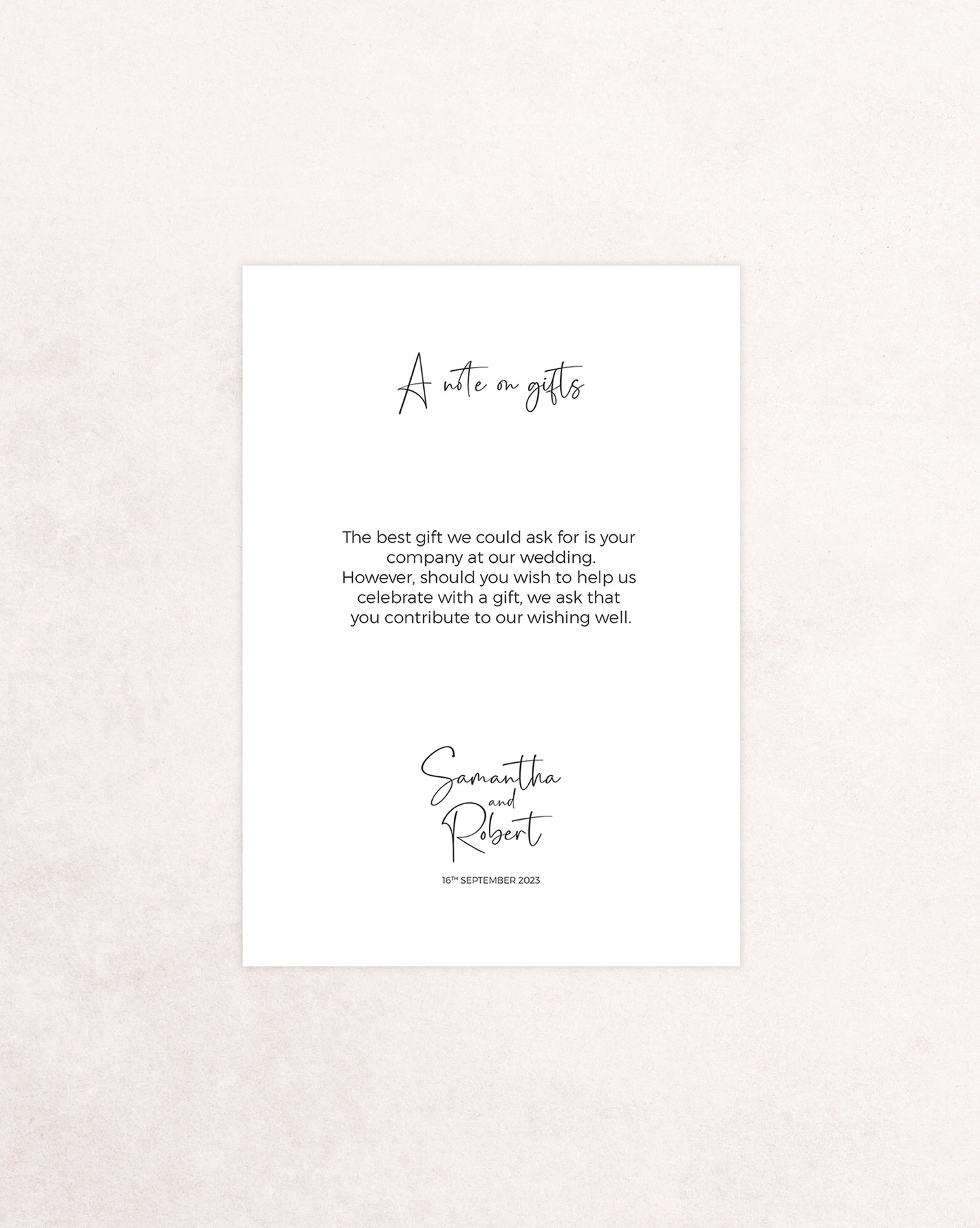Palm Springs Five Card Wedding Invitation Suite