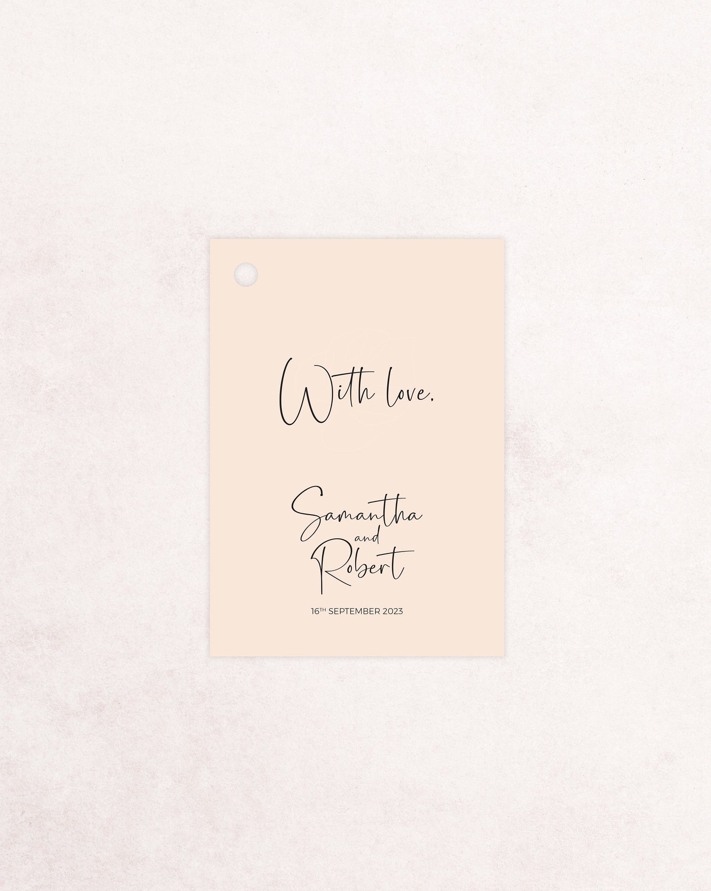 Palm Springs Bonbonierre Favour Tags