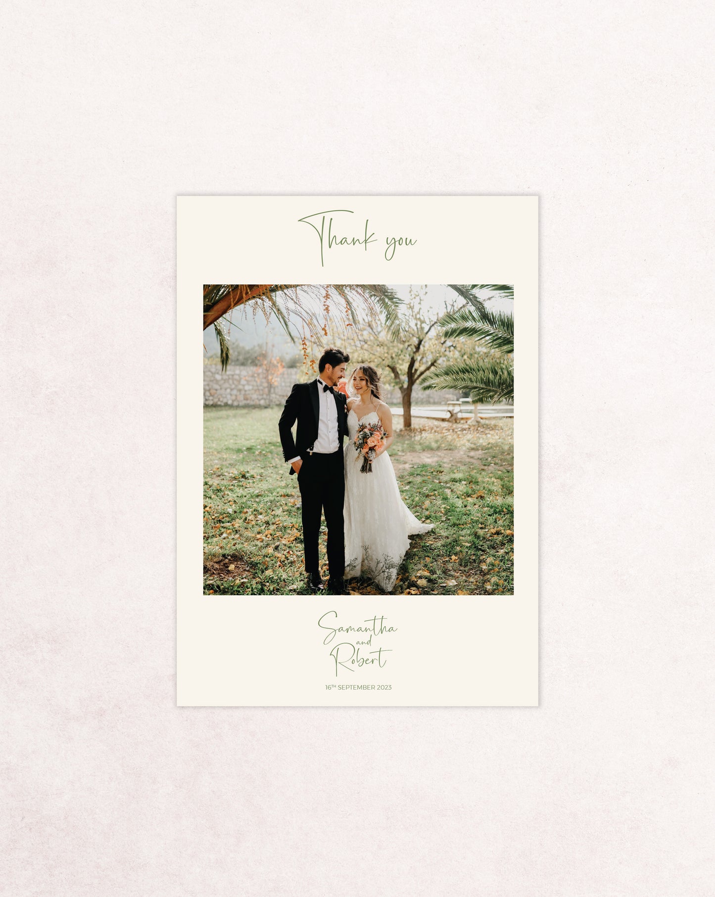 Palm Springs Thank You Card