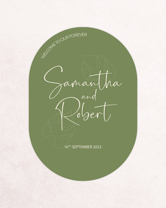 Palm Springs Welcome Event Sign - Large