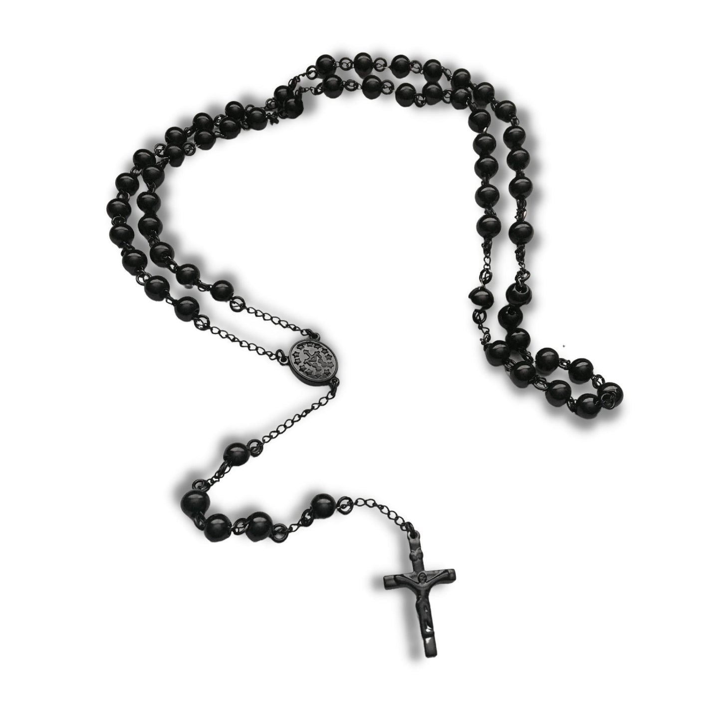 Rosary Necklace Bonbonniere Favour in Acrylic Box