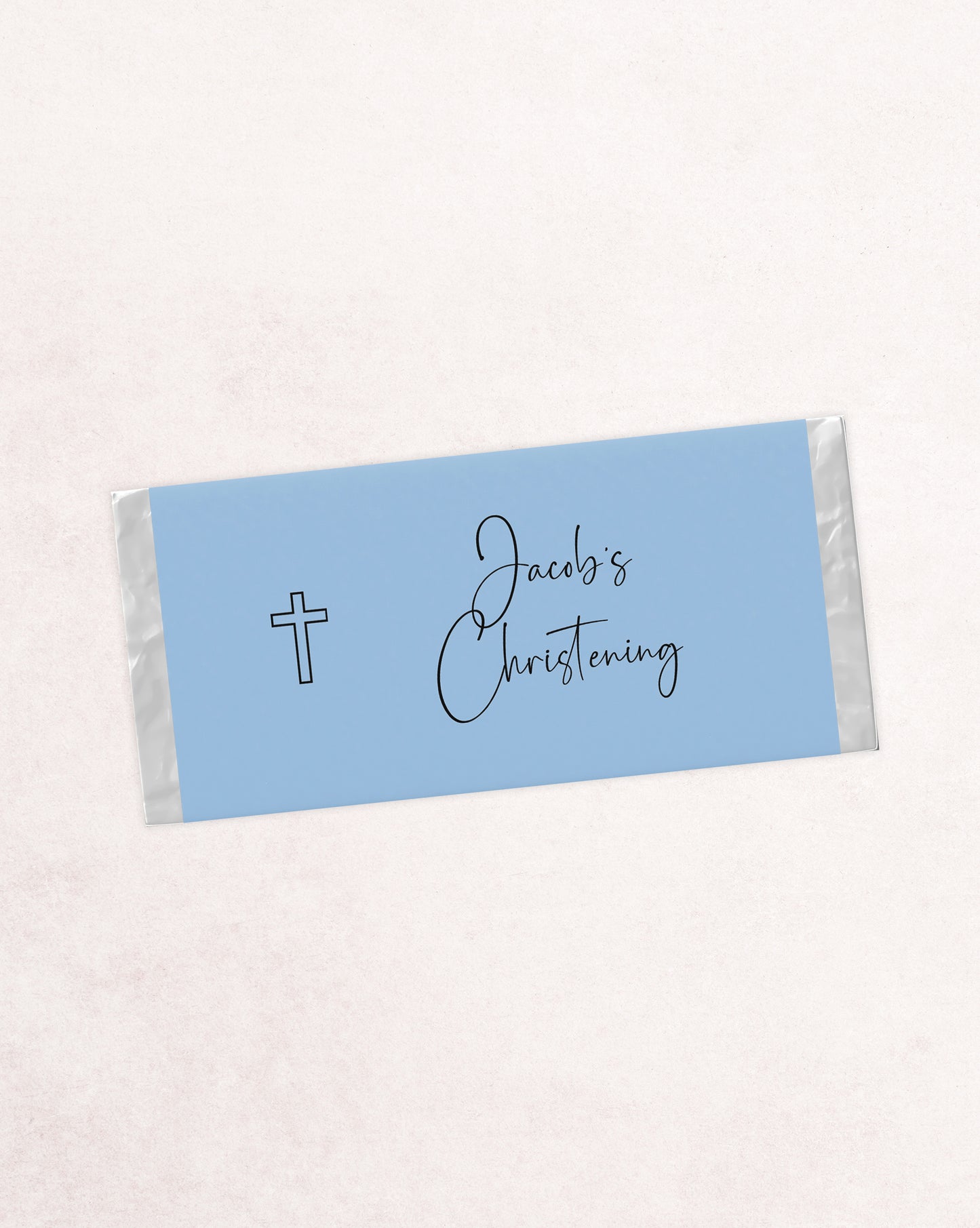 Jacob Christening Baptism Chocolate Bar Bonbonniere Favour