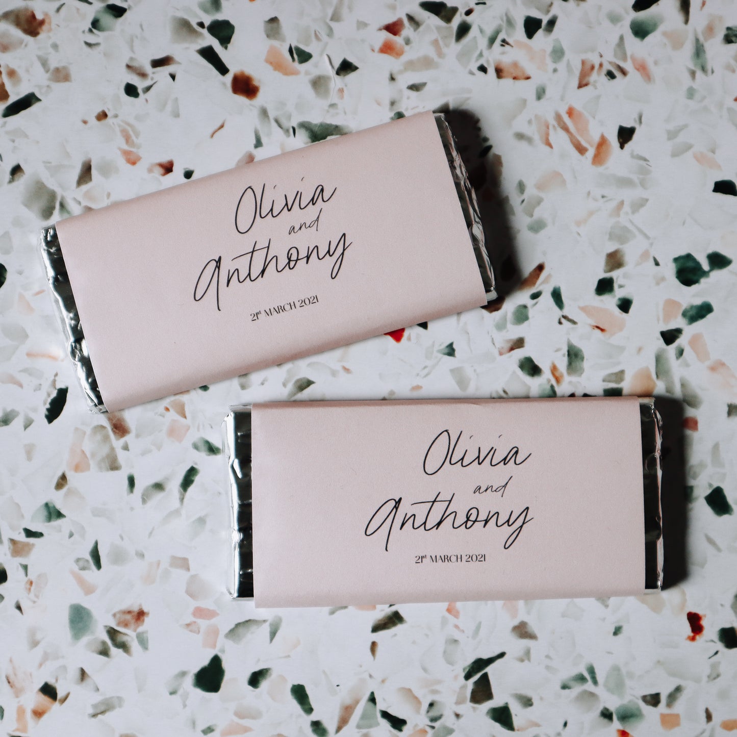 Malibu Chocolate Bar Bonbonniere Favour