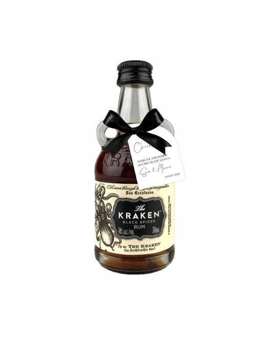 Mini Kracken Rum Alcohol Bonbonniere Favour