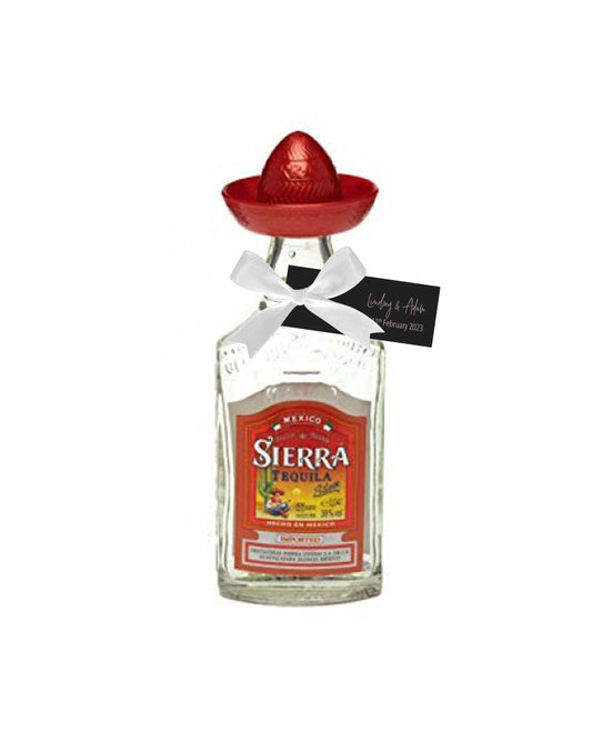 Mini Sierra Tequila Alcohol Bonbonniere Favour