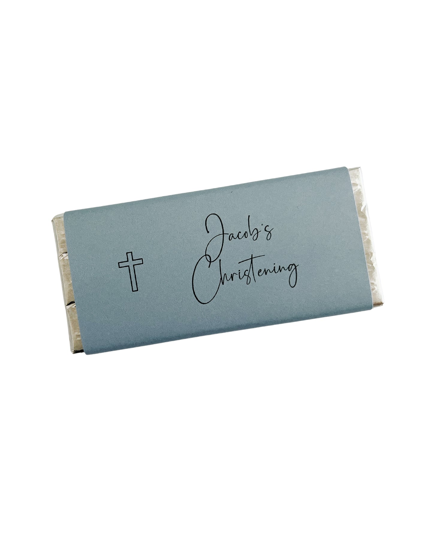 Jacob Christening Baptism Chocolate Bar Bonbonniere Favour