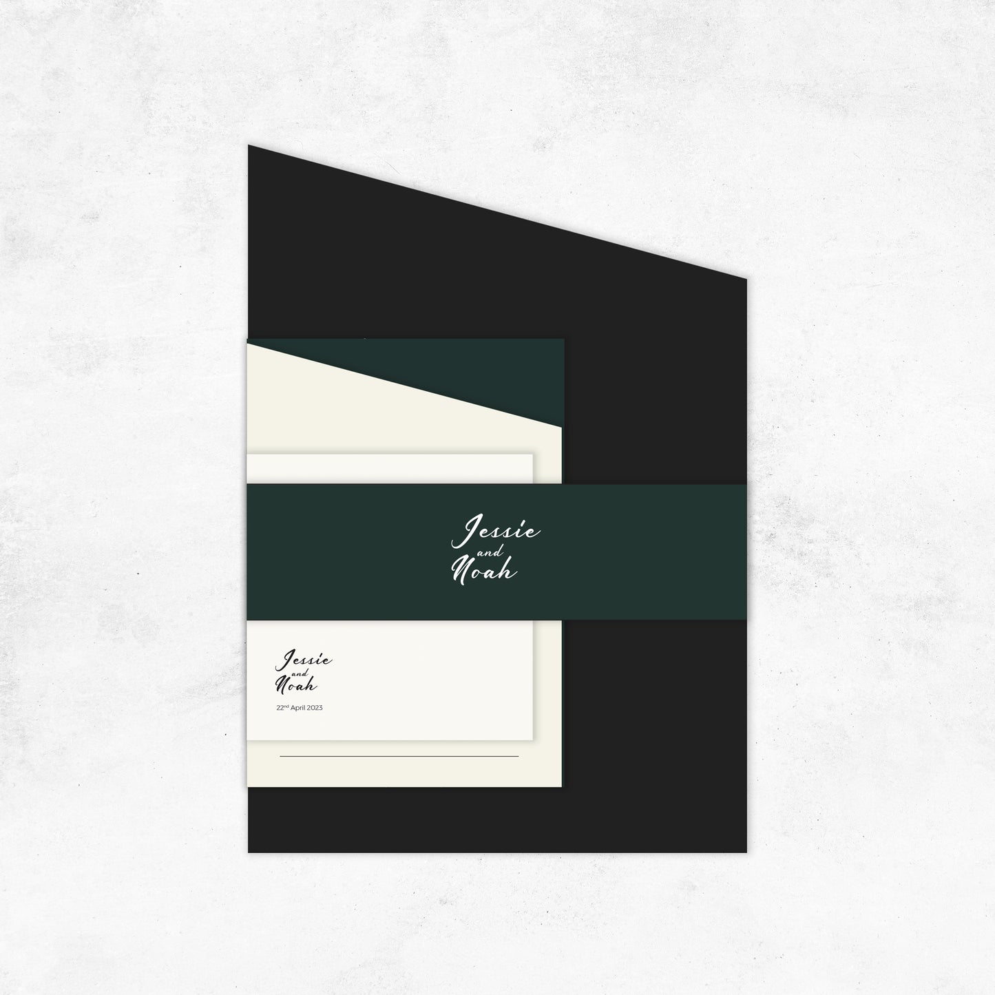 Kyoto Wedding Invitation Band