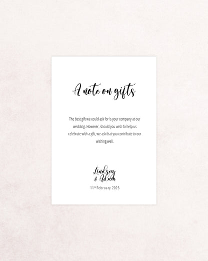 Moonlight Four Card Wedding Invitation Suite