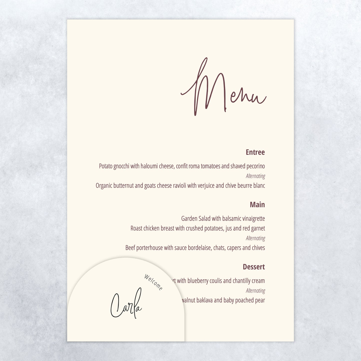 New York Placecards