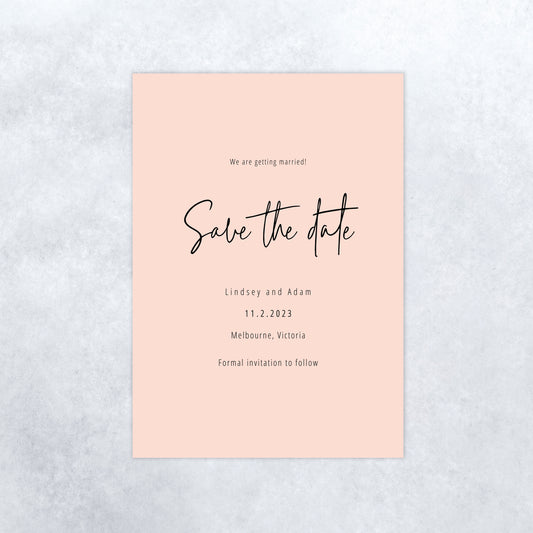 New York Save The Date Invitation Card