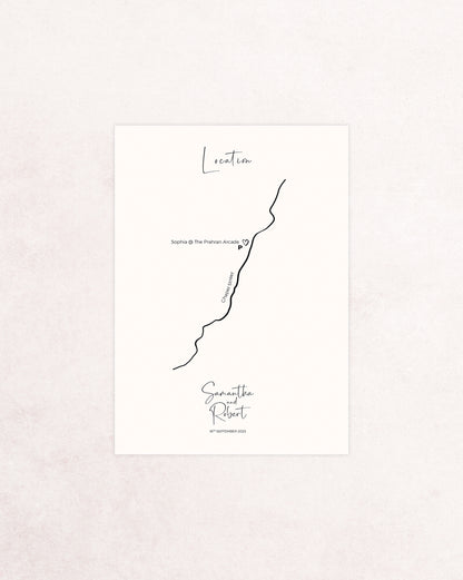 Palm Springs Five Card Wedding Invitation Suite