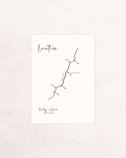 Paris Five Card Wedding Invitation Suite