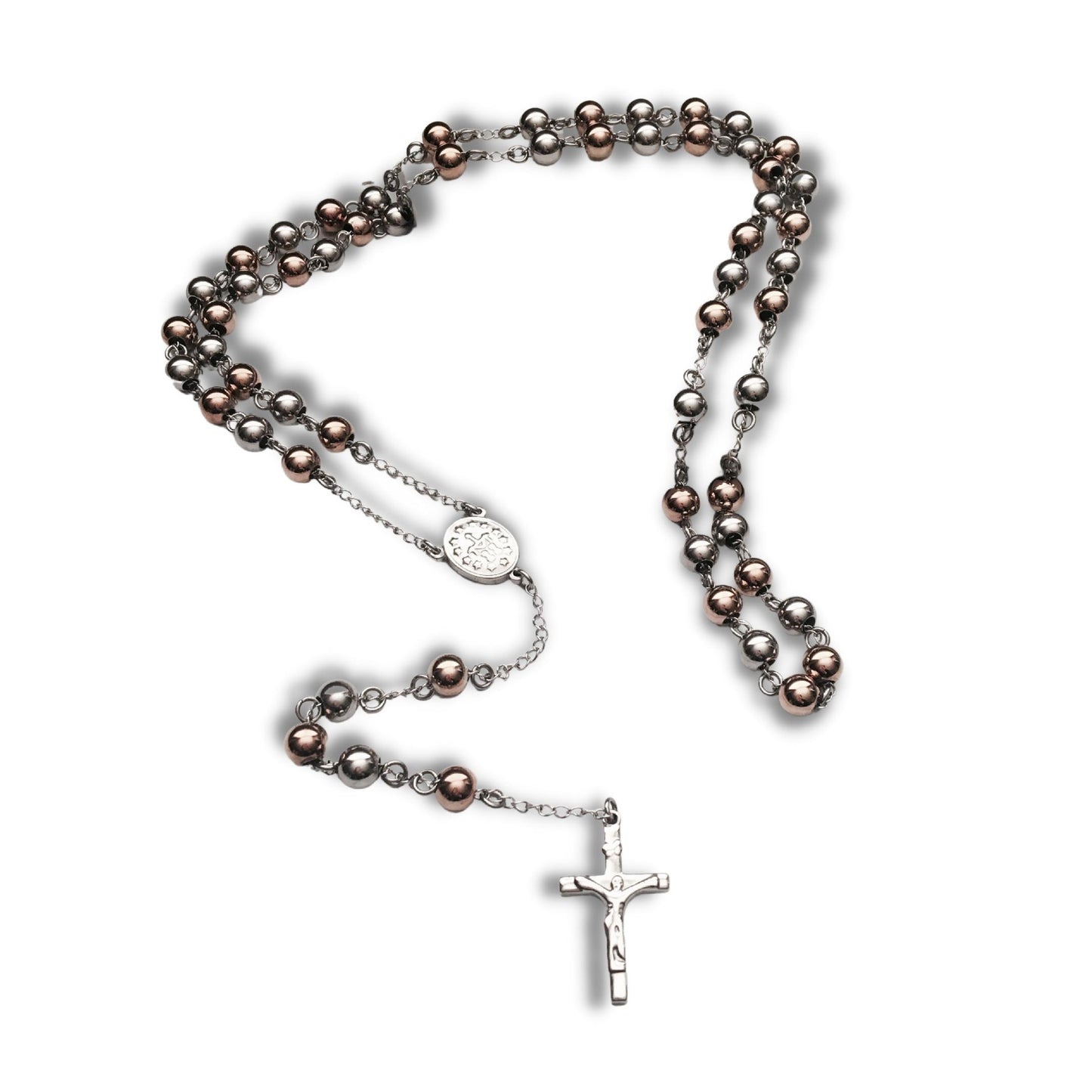 Rosary Necklace Bonbonniere Favour in Acrylic Box